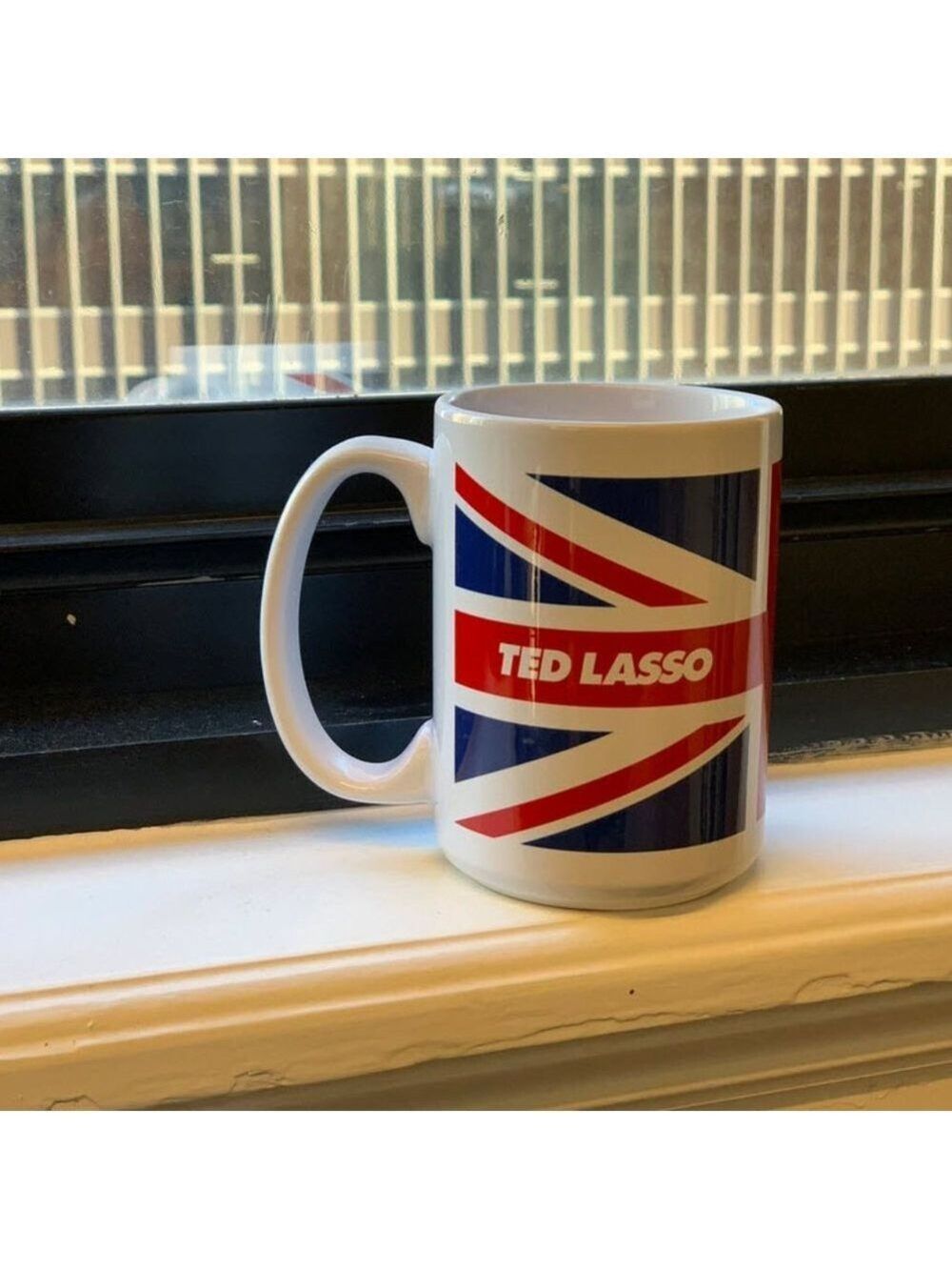 Ted Lasso Union Jack Coffee Mug RARE